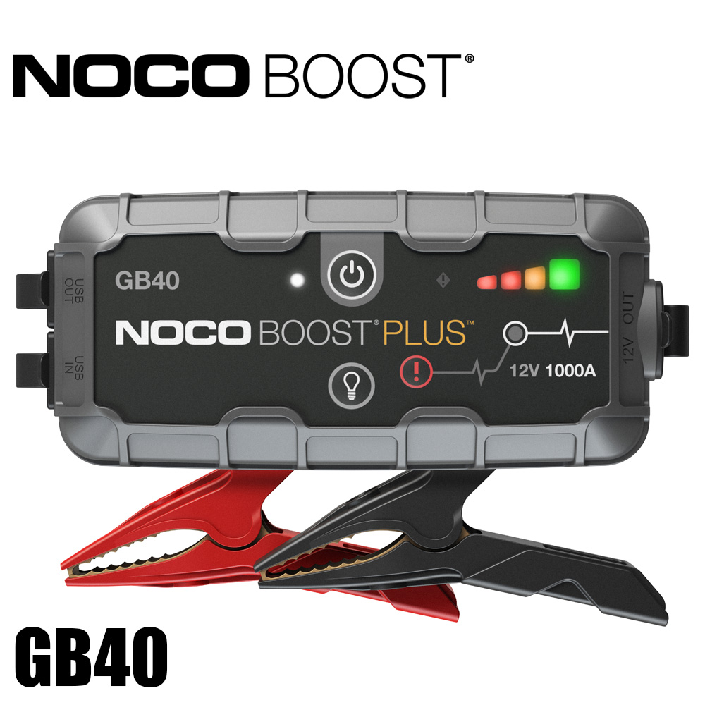NOCO Boost Plus UltraSafe ジャンプスターター 1000A/12V GB40